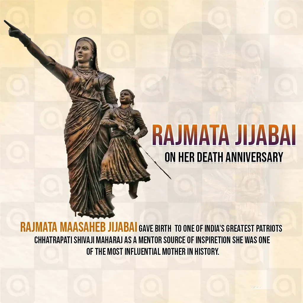 Jija Bai Death Anniversary Poster Template