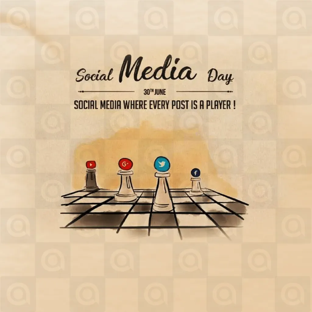 Social Media Day Poster Template