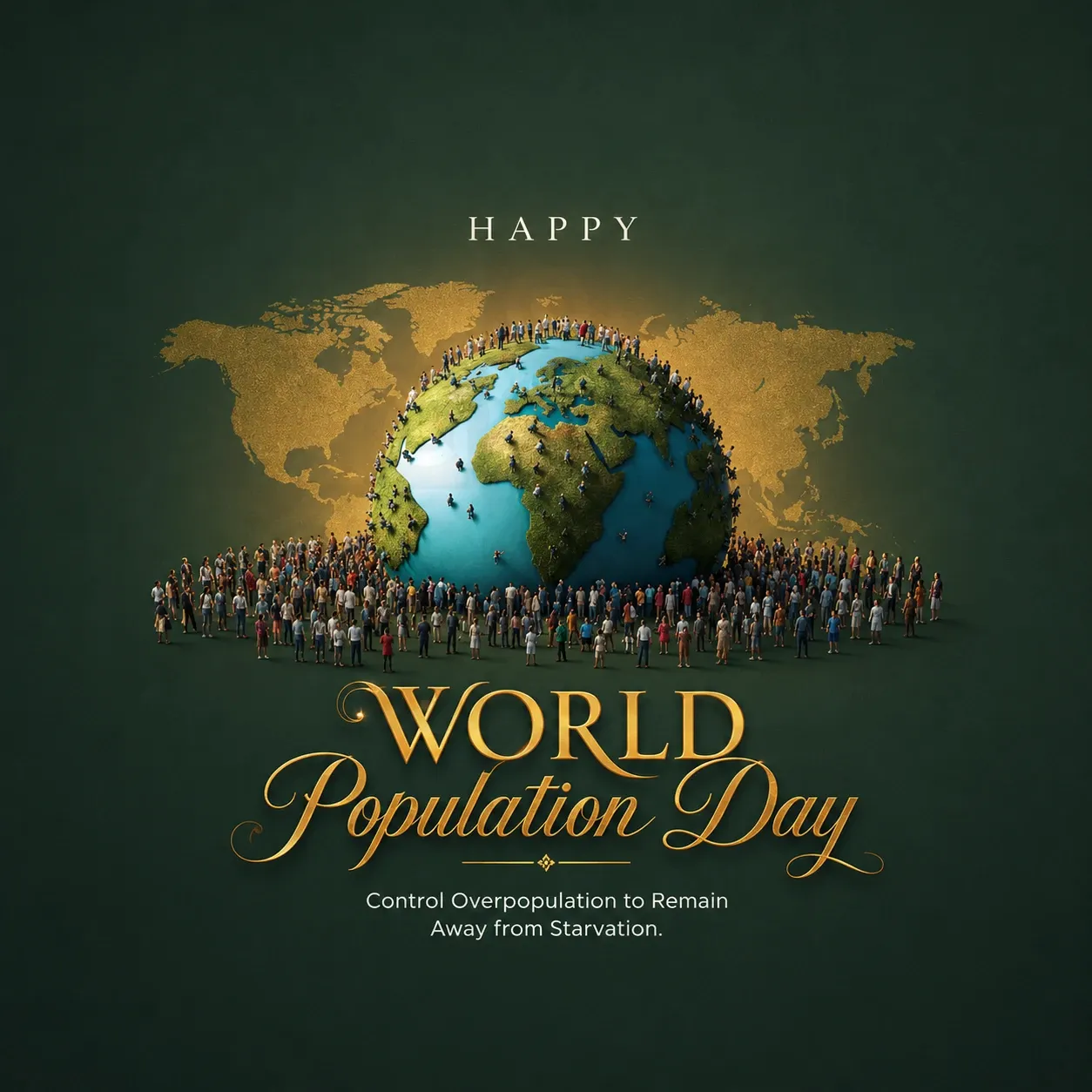 World Population Day Poster Template