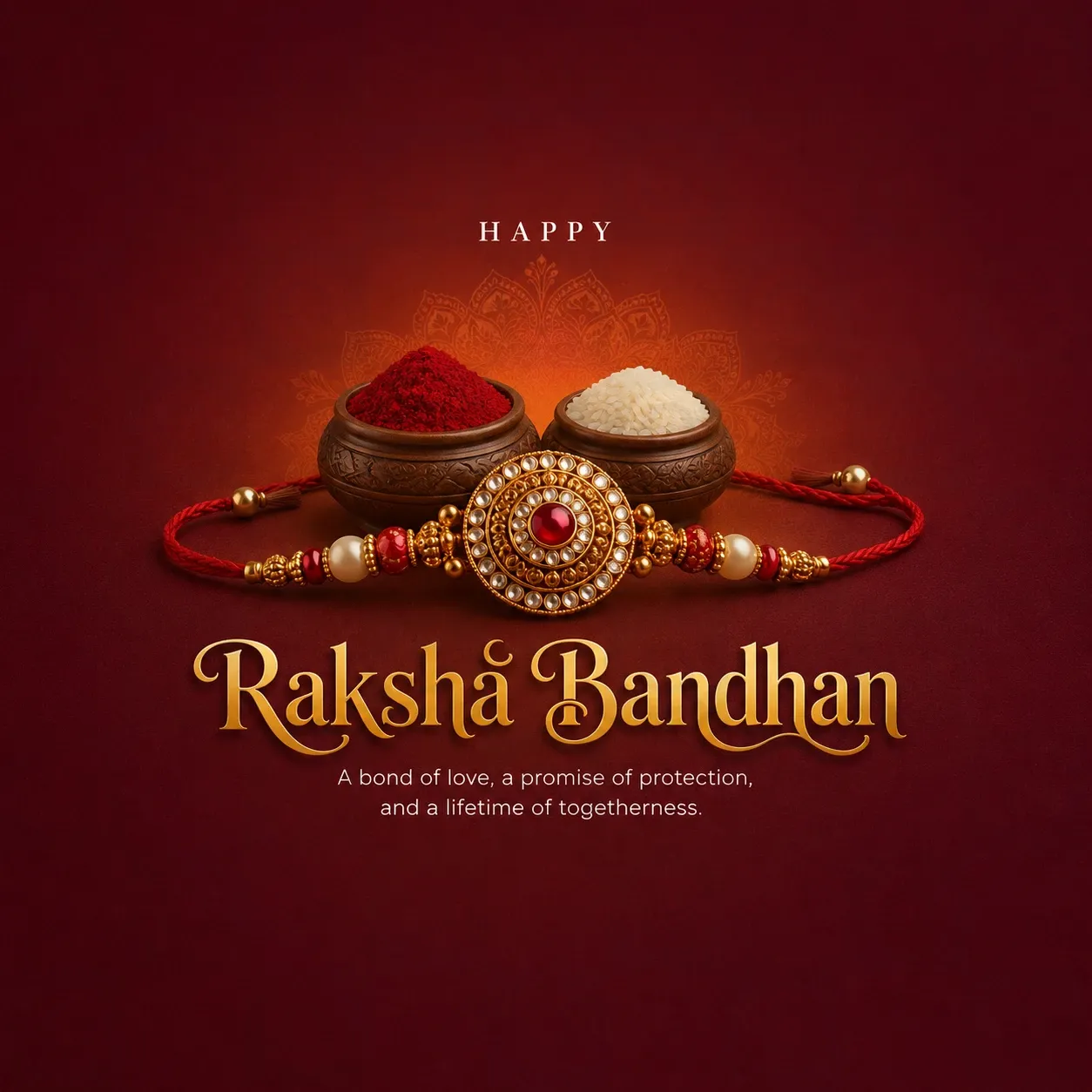 Raksha Bandhan Poster Template - Design 4