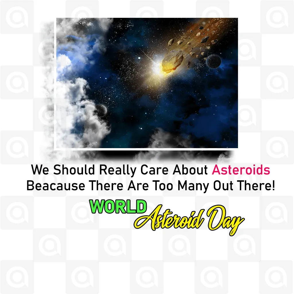 International Asteroid Day Poster Template