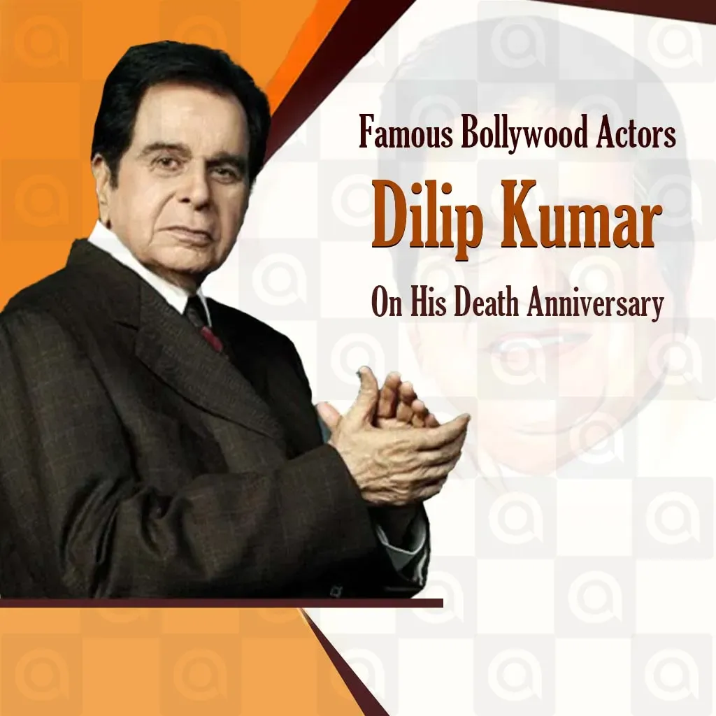 Dilipkumar Death Anniversary Poster Template