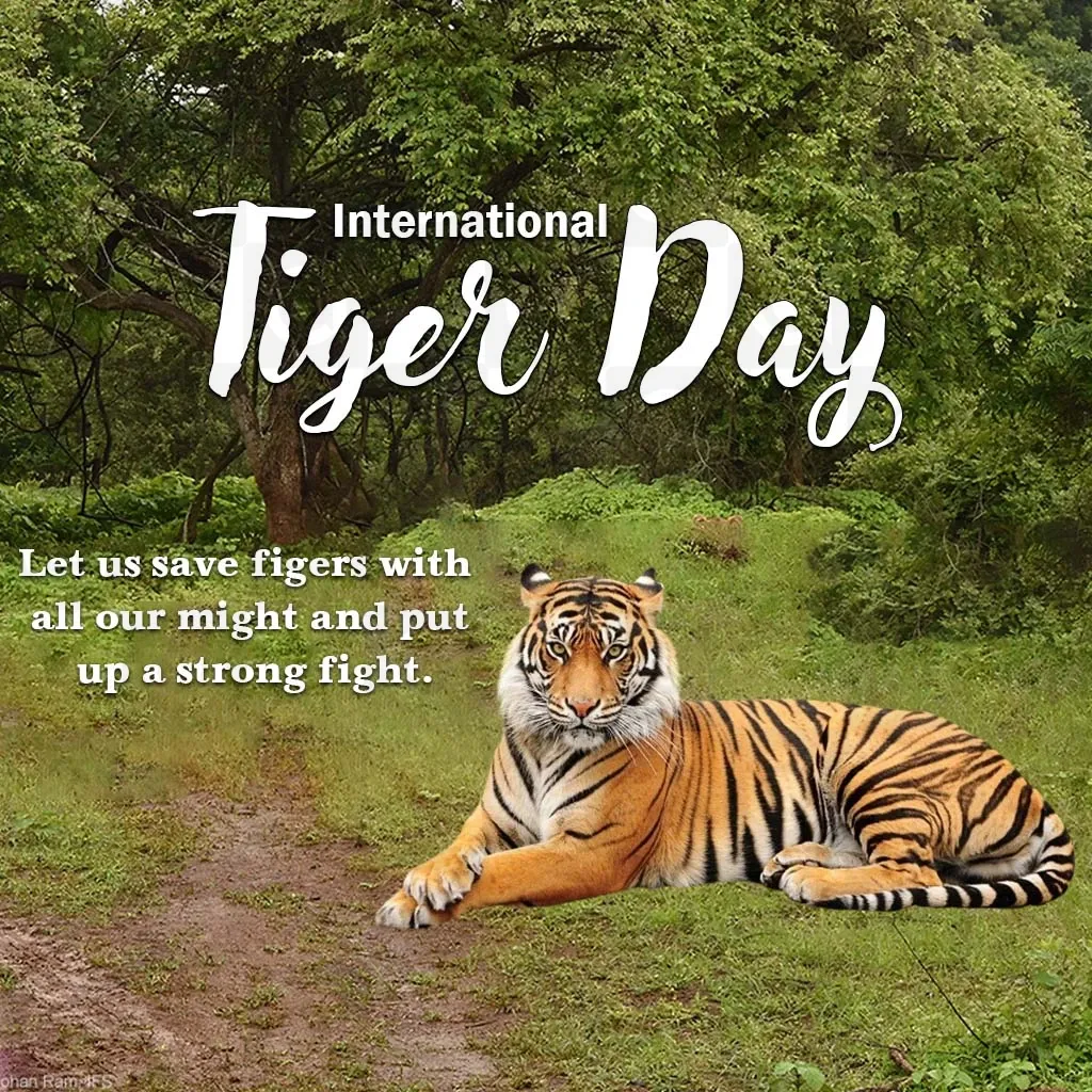 World Tiger Day Poster Template