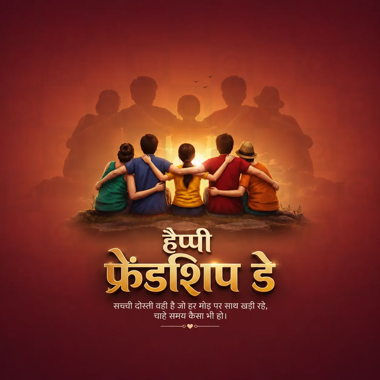 Friendship Day Poster Template - Design 13