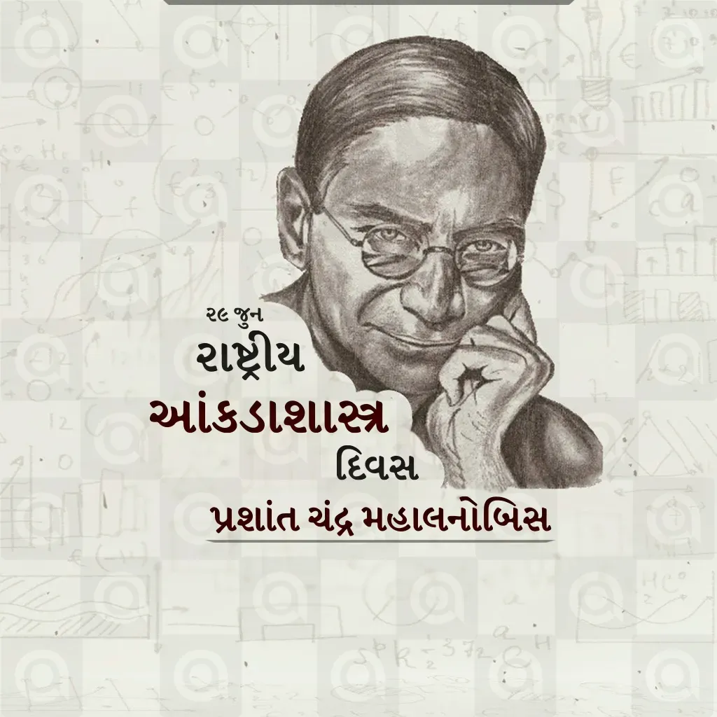 National Statistics Day Poster Template