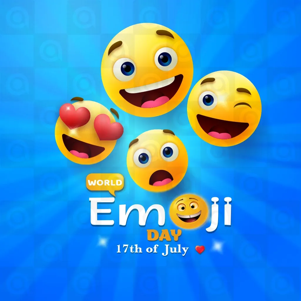 World Emoji Day Poster Template - Free Download