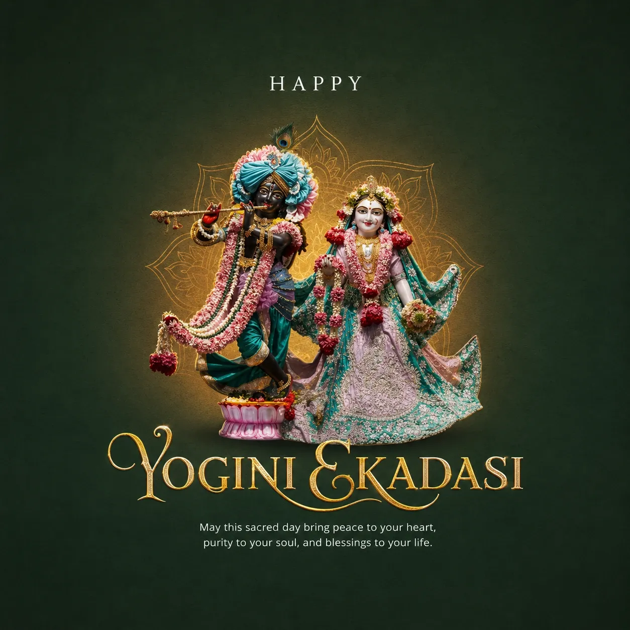 Yogini Ekadasi Poster Template
