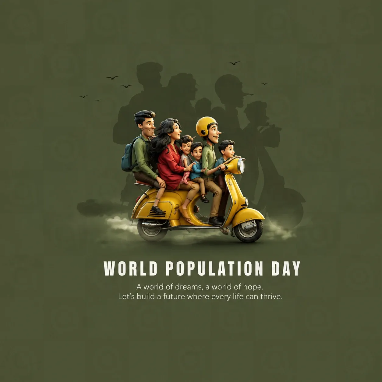 World Population Day Poster Template