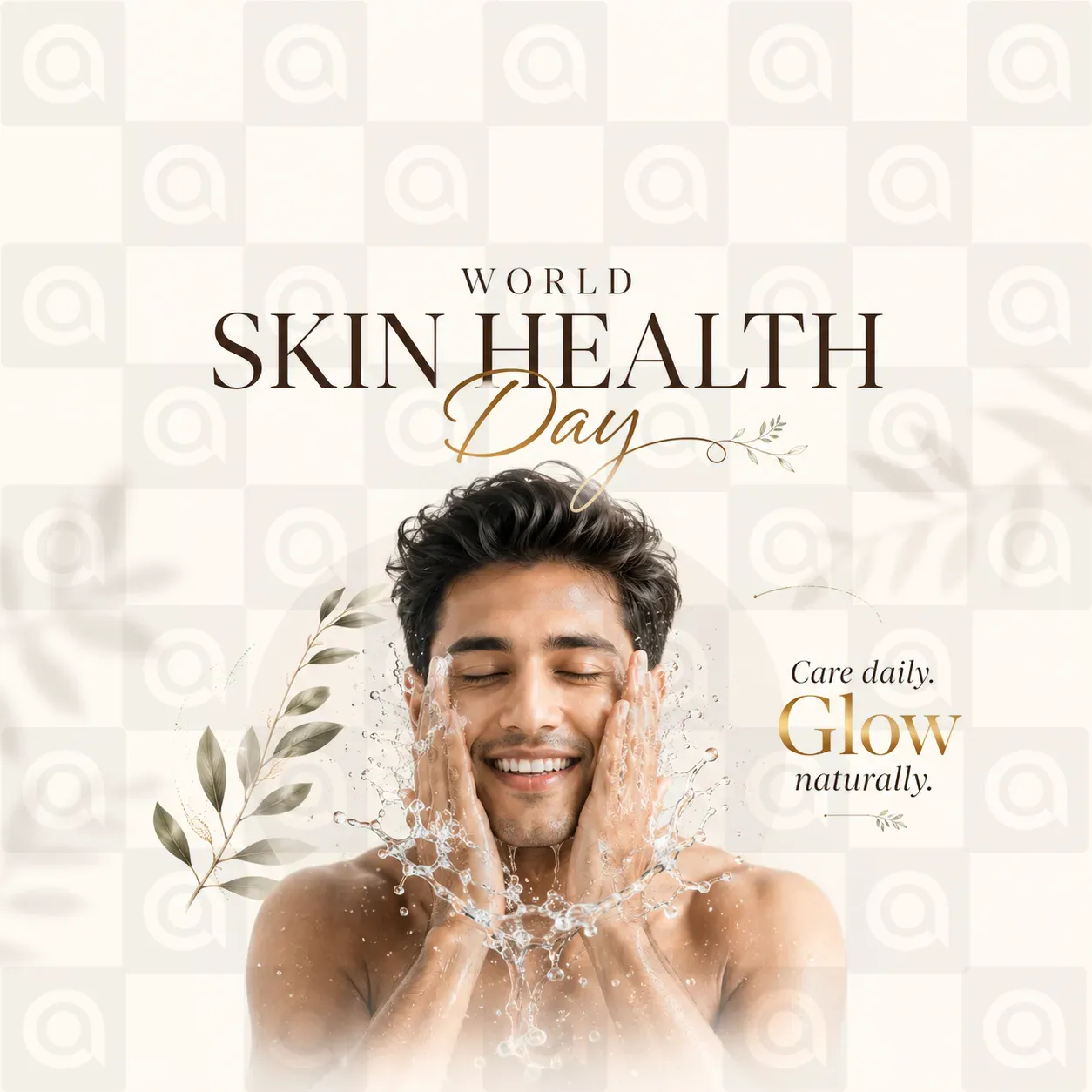 World Skin Health Day Poster Template