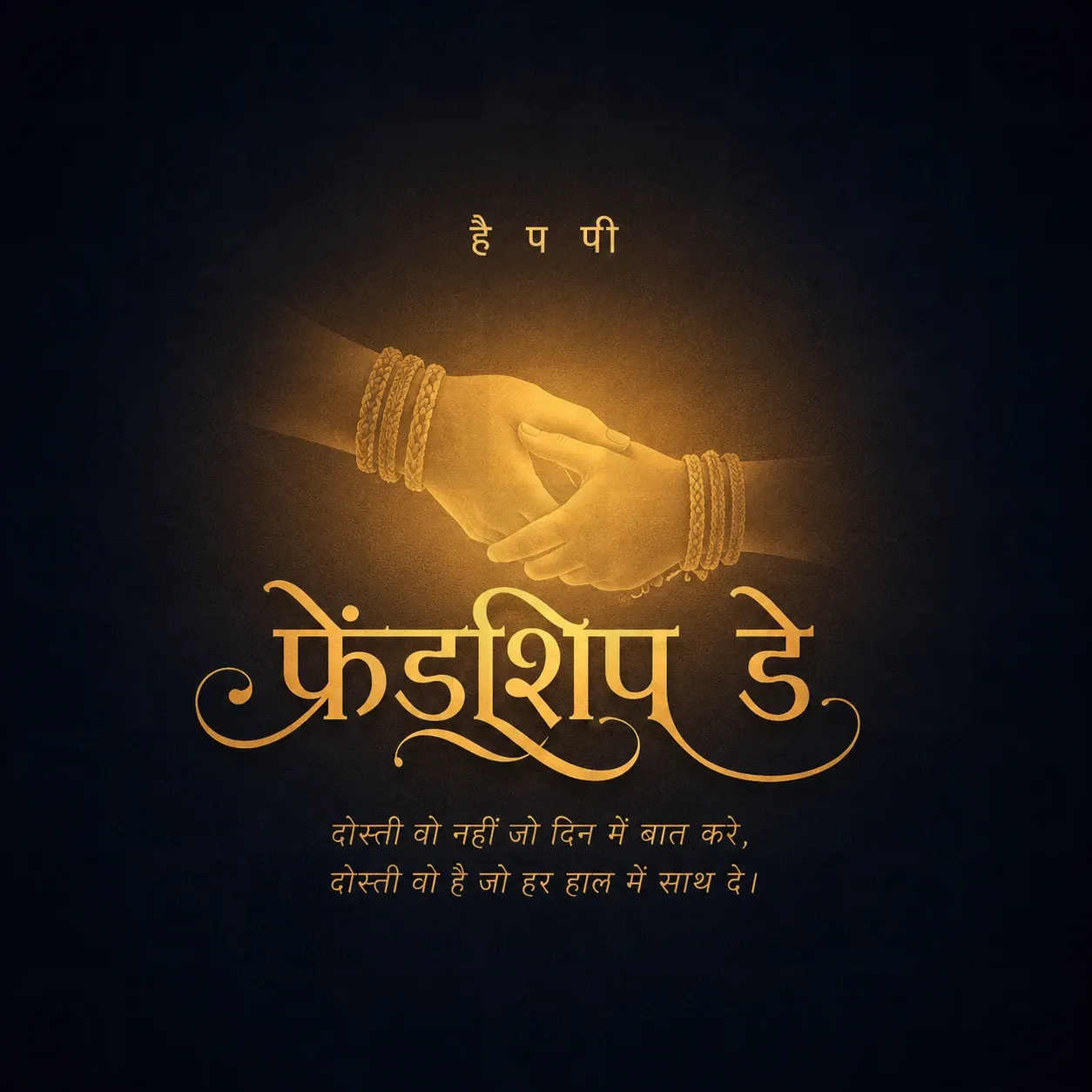Friendship Day Poster Template